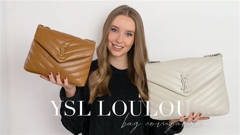 ysl loulou size comparison - YSL lou medium crossbody bag.